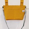 Bolso carro MINI LISO waffle mostazal 04